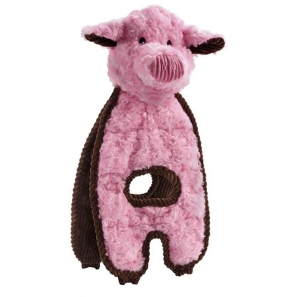 Charming Pet Products Charming Pet Products CQ00016 Cuddle Tug Dog Toy - Pig CQ00016